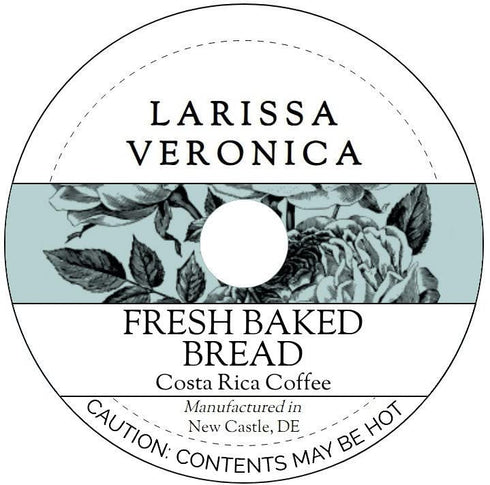 Larissa Veronica Fresh Baked Bread Costa Rica Coffee (Single Serve K-Cup Pods) (Gourmet, Naturally