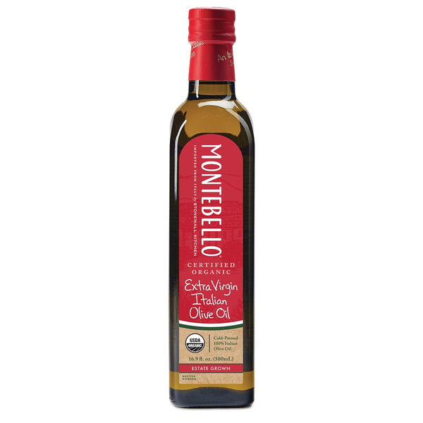 MONTEBELLO Organic Extra Virgin Olive Oil, 16.9 Ounces