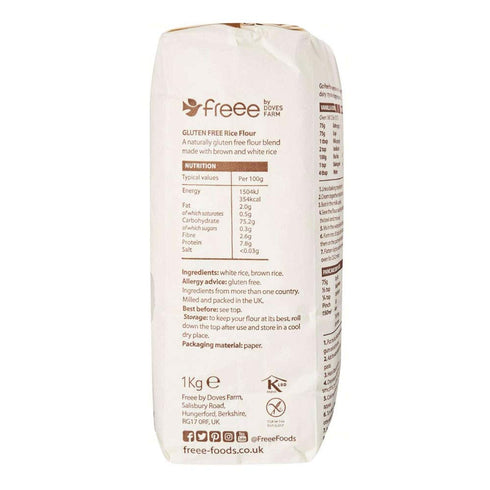 1 DOVES FARM Brown Rice Flour, KG