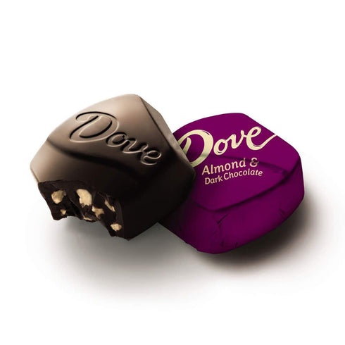 7.61 oz DOVE PROMISES Dark Chocolate Almond Candy Bag