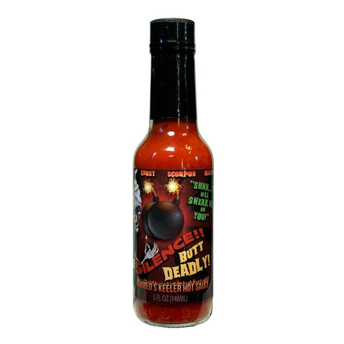 Jeff Dunham - Achmed's Keeler Hot Sauce, Super Hot with Scorpion, Carolina Reaper, Ghost Peppers, 5 fl oz