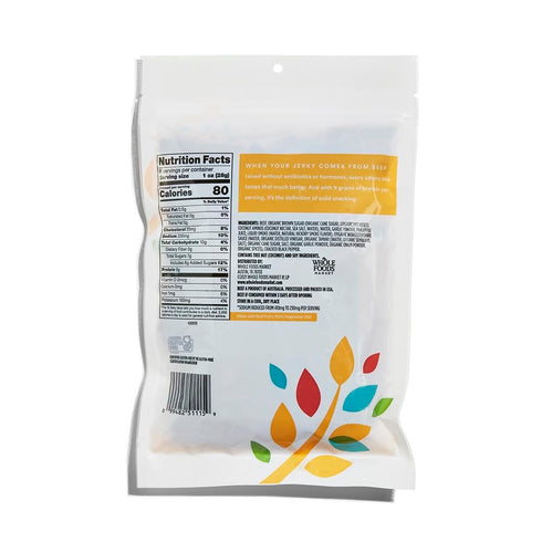 365 8 by Whole Foods Market, Original Family Size Reduced Sodium Beef Jerky, Ounce
