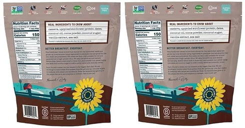 Generic 16 oz (Pack 2) Seven Sundays Sunflower Cereal, Real Cocoa Flavor, Grain Free & Gluten Free Breakfast Cereal
