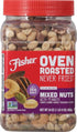 24 (Pack 2), Fisher Oven Roasted Never Fried Mixed Nuts with Peanuts, Ounces of Peanuts, Almonds, Cashews, Pistachios