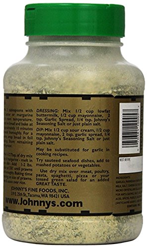 18 Oz (Pack 2) Johnny's Garlic Spread & Seasoning