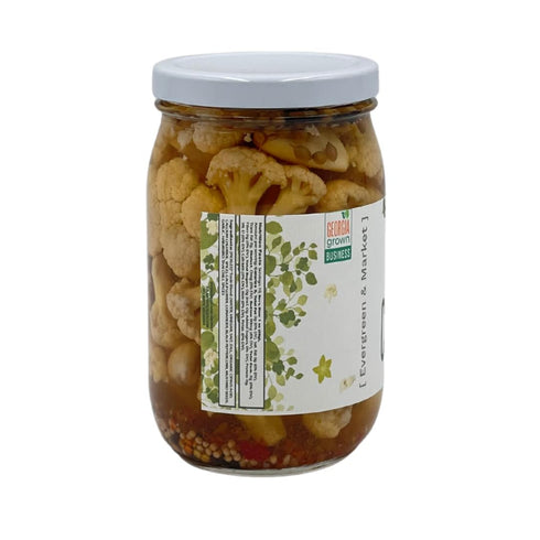 -17 Oz The Cauliflower | Pickled Cauliflower - Tangy, Crunchy & Flavorful Gourmet Vegetable Snack Vegan & Low-Calorie