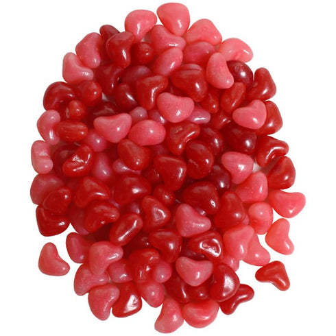 Red Candy Hearts for Valentine Day - Sweet and Sour Valentines Jelly