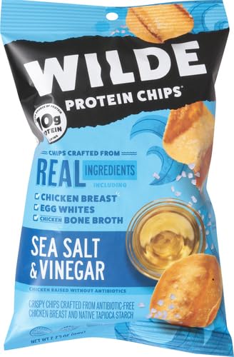 2.25 Oz Wilde Brands Sea Salt Vinegar Chicken Chips