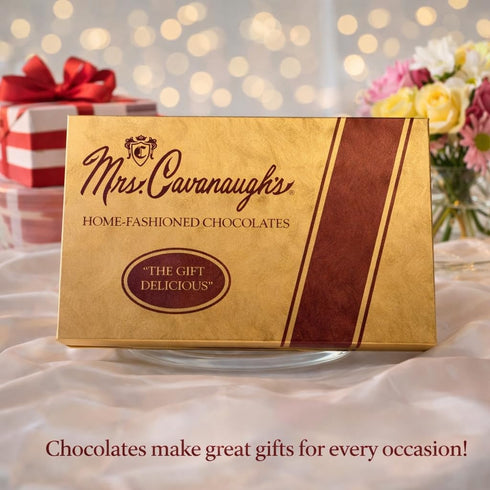 1 lb 65% 35%) Mrs. Cavanaugh's Cashew Cluster Mixed (Milk & Dark Chocolate