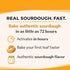 72 Cultures for Health Rapid Sourdough Starter - Bake Artisan Sourdough Bread in Hours - Dehydrated Live Culture
