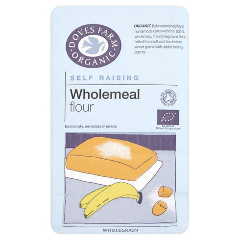 Doves Farm Organic Self Raising Wholemeal Flour (1Kg)