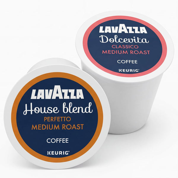 Lavazza K-Cup Coffee Pods Variety Bundle for Keurig Brewers Light & Medium