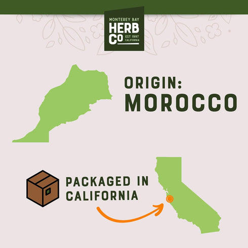 1/4 lb Organic Whole Rosemary Leaves, by Herb Co, Dried Rosmarinus officinalis from Morocco, Cooking, Skincare