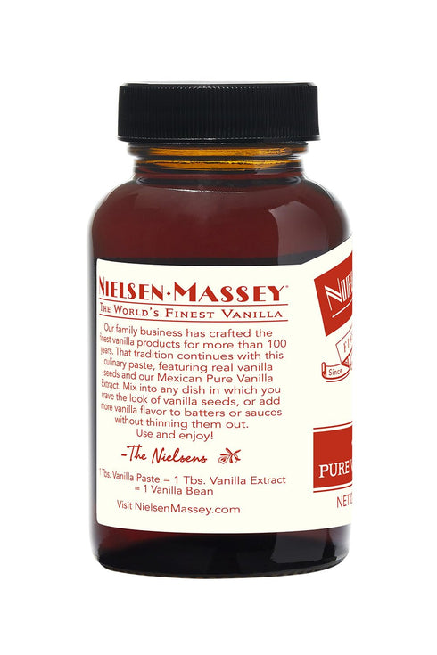 4 Nielsen-Massey Mexican Pure Vanilla Bean Paste for Baking and Cooking, Ounce Bottle