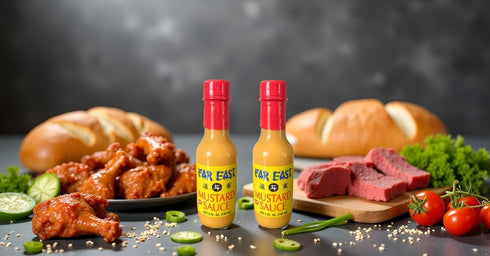 Far East 5-ounce (5-Ounces, 2.0, Count) Hot Mustard Sauce, Bottle of Spicy Mustard