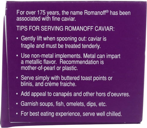 Marzetti 2 Oz., (Pack 3) Romanoff Caviar, Black Lumpfish, of by T.