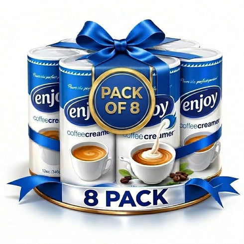 Generic Non-Dairy Coffee Creamer Powder (Pack of 8) 12 oz Canisters, 96 oz
