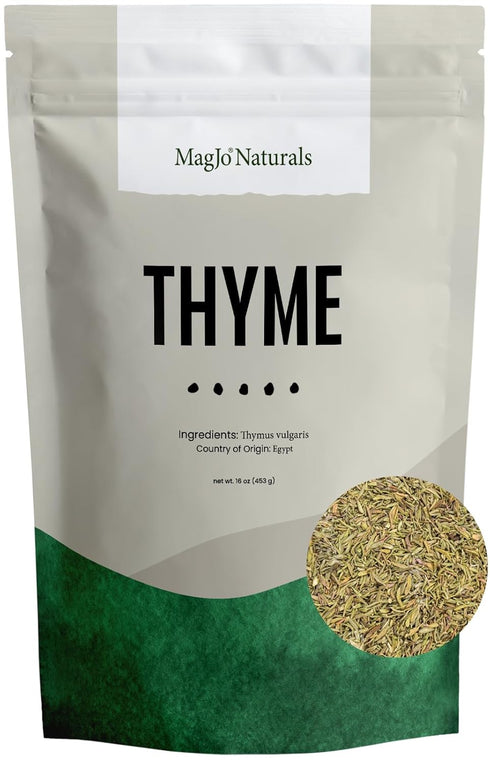 MagJo Naturals Thyme Leaf | Loose Leaf | Bulk 1 Pound bag