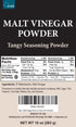 (10oz) Malt Vinegar Powder Malt Vinegar Seasoning for Fish and Chips Tangy Seasoning Powder for Fries, Fish - No Soggy