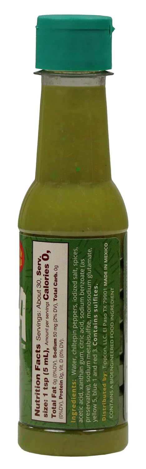 La Perrona Hot Sauce Variety | Handmade Salsa Picante | Chiltepin, Roasted, Green and Negra | 5 Ounce Bottles | 4 Pack