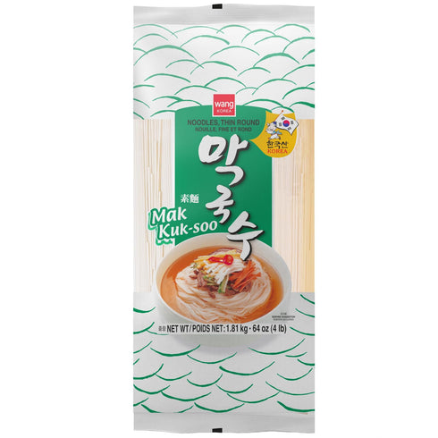 Wang Makguksu, Korean Dried Noodle, Silky and Thin Wheat Noodle, Janchi Guksu,