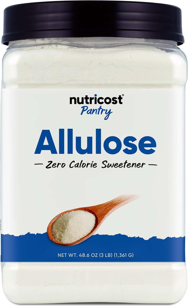 Nutricost Allulose Sweetener (3 LB) - 0 Calorie, Low Carb, KETO, Natural