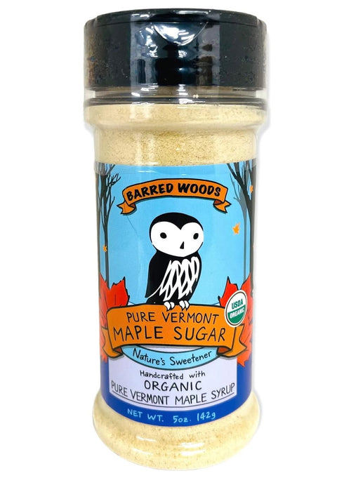 Organic Pure Vermont Maple Sugar, 5 oz Shaker Jar