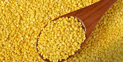 2 Lbs Nutrient-Packed Rigel Spices Moong Dal - Protein-Rich Yellow Mung Beans - Quick-Cooking Elegance - Split Mung