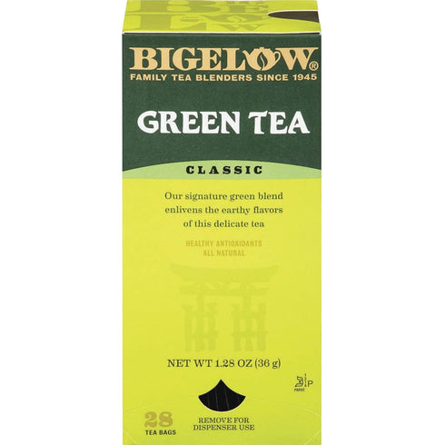 28 Bigelow Tea Green Tea Bags, Box Of Bags