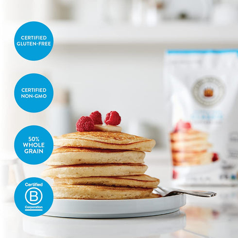 King Arthur Gluten-Free Pancake Mix, Non-GMO Project Verified, Kosher, 15 Ounces