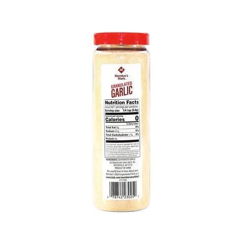 MEMBERS MARK (26 oz.) Member's Mark Granulated Garlic Spices & Seasonings