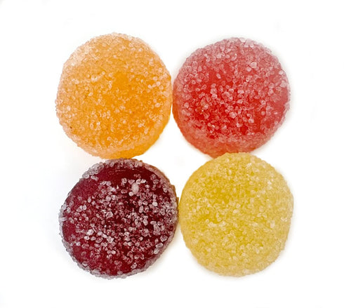 1 SweetGourmet Sugar-Free Italian Assorted Fruit Jellies | Individually Wrapped | Pound