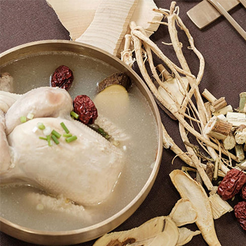 (90g, GAGOPA Korean Chicken stew Samgyetang Herb Kit Korean Healthy food Chicken Soup Ingredients Korean Soup Kits
