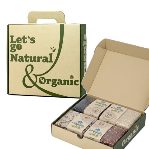 Organic Thai Jasmine Rice Gift Set - 4 Kinds of Rice -