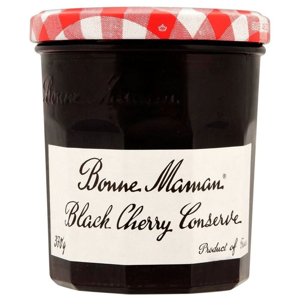 Bonne Maman Black Cherry Conserve (370g) - Pack of 2