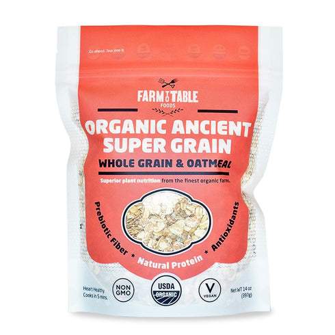 Farm to Table Foods Organic Ancient Super Grain Whole Grain & Oatmeal