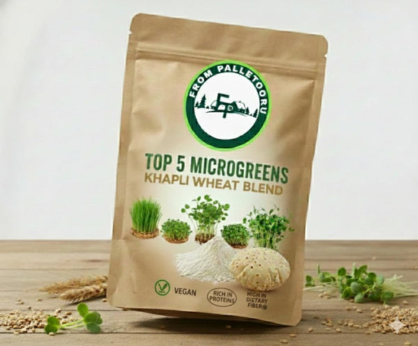 Generic Khapli Wheat Flour with Microgreens Blend 500 g
