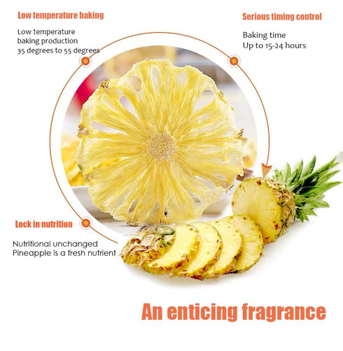 7.06oz(200g) TXDYNLLK Dried Pineapple Slices - Dehydrated Pineapple for Cocktail Garnish, Drinks, Baking, and Fruit Tea