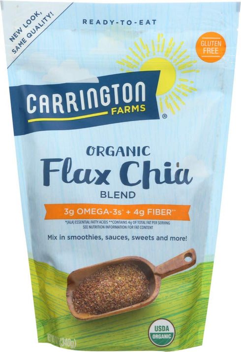 Carrington Farms, Ready To Eat Flax Chia Blend, 12 oz (340 g)(pack