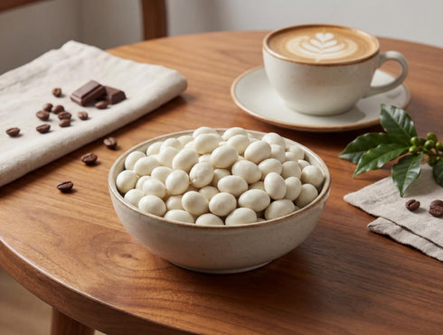 DM Sweets 1 lb Yogurt Covered Peanuts Bulk Bag Sweet & Crunchy Snack Creamy Yogurt Coating Over Fresh Slow Roasted