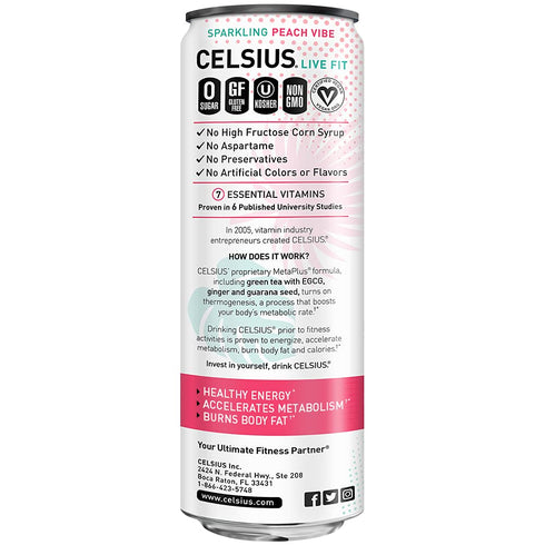 12 Oz, Pack (Pack 12) CELSIUS Essential Energy Drink, Fl What's Your Vibe Variety