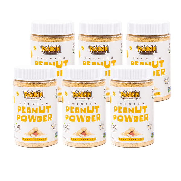 Pasokin All-Natural Powdered Peanut Butter, Gluten-Free Peanut Powder, from Roasted Cold-Pressed High