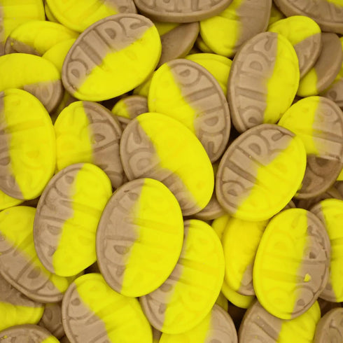 The Penny Candy Store 1 Pound BUBS Banana Toffee Caramel Ovals - Swedish Candy - Sweet