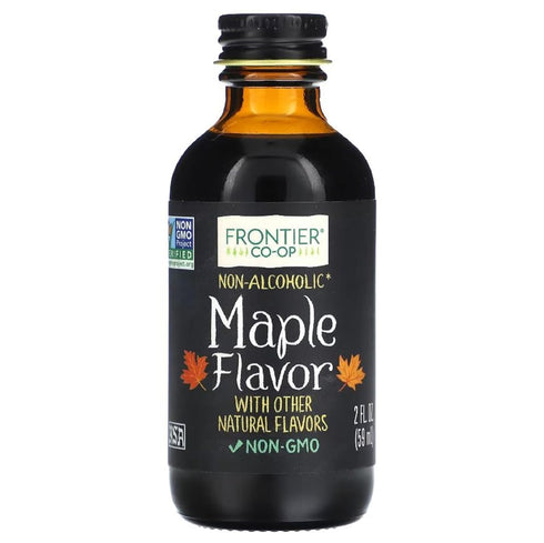 Frontier Co-op Non-Alcoholic Maple Flavor, 2 Ounce, Rich Taste for Baked Beans & Sweet Potatoes