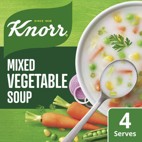 40g, 4 (5-pack) Knorr Classic Mixed Vegetable Soup Mix Serves