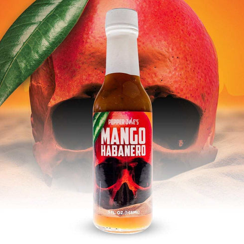 5 (3 Pack) Pepper Joes Mango Habanero Hot Sauce Gourmet Caribbean-Style Mango Hot Sauce with a Touch of Lime