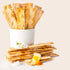 Pack 4, 6 Oz Rustic Bakery Handmade Sourdough Flatbread - Olive Oil & Sel Gris - Sea Salt Charcuterie Crackers