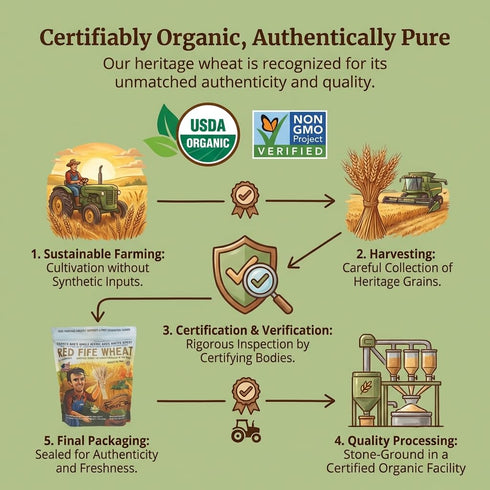 5lb Red Fife Hard Red Winter Wheat Hard Red Wheat Berries Whole Wheat Berries Bulk Heirloom Non-Hybrid Non-GMO Heritage