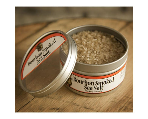 Bourbon-Infused Smoked Sea Salt