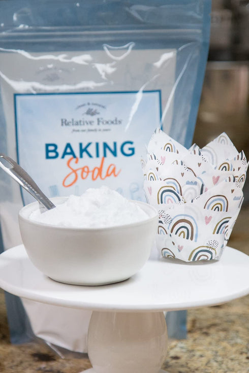 Relative Foods Baking Soda for Cooking, Cleaning, & More - Gluten Free Sodium Bicarbonate Baking Mix (5 Pounds)